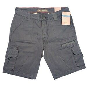 Dickies Womens Gray Relaxed Fit Cargo Shorts Size 4 NWT New